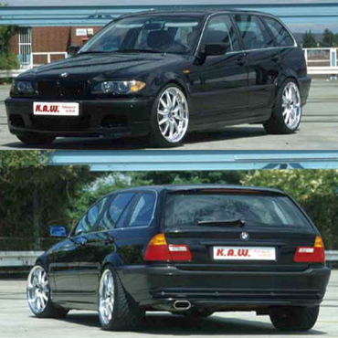 K.A.W. Tieferlegungsfedern für BMW 3er 316iti - 330i/Ci + 318d/td - 330d/CD Touring 1020-1256-K