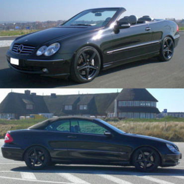 K.A.W. Tieferlegungsfedern für Mercedes CLK Cabrio 1050-6150-C