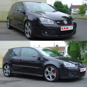 K.A.W. Tieferlegungsfedern für Volkswagen Golf 5 GTi 1080-9030