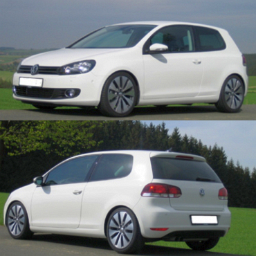 K.A.W. Tieferlegungsfedern für Volkswagen Golf 6 GTD 1080-9310