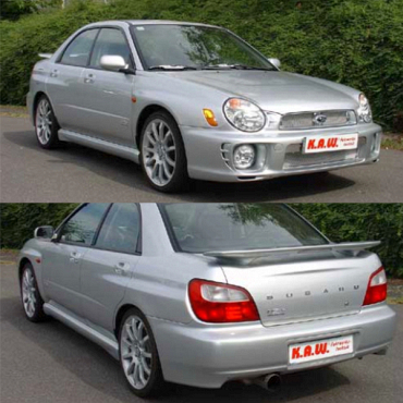 K.A.W. Tieferlegungsfedern für Subaru Impreza Limousine, nur für Fahrzeuge mit Allradantrieb 1320-2000-1