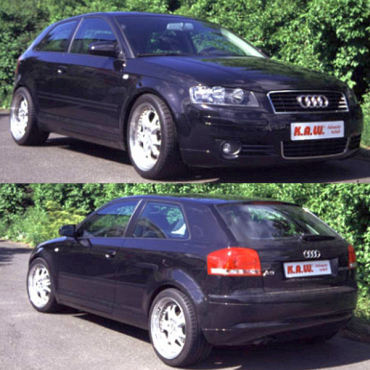 K.A.W. PlusKit Sportfahrwerk für Audi A3 Quattro 2010-8255-1