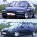 K.A.W. PlusKit Sportfahrwerk für Opel Astra F Limousine 2060-1170-1