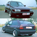 K.A.W. PlusKit Sportfahrwerk für Volkswagen Polo 1-3 2080-3075-1
